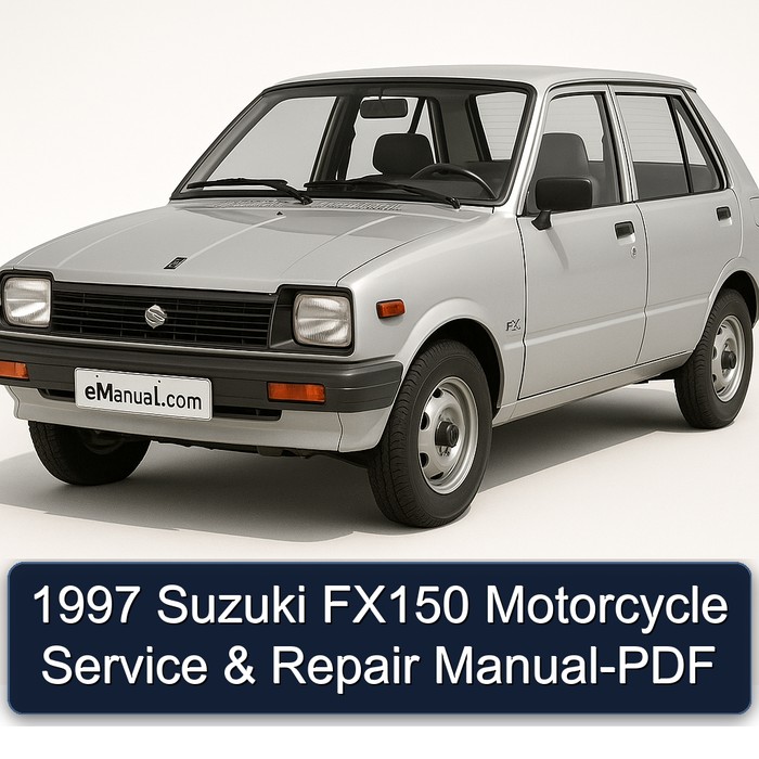 1997 Suzuki FX150 Motorcycle Service & Repair Manual-PDF