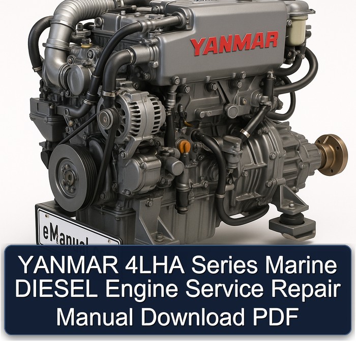 YANMAR 4LHA Series Marine DIESEL Engine Service Repair Manual Download PDF