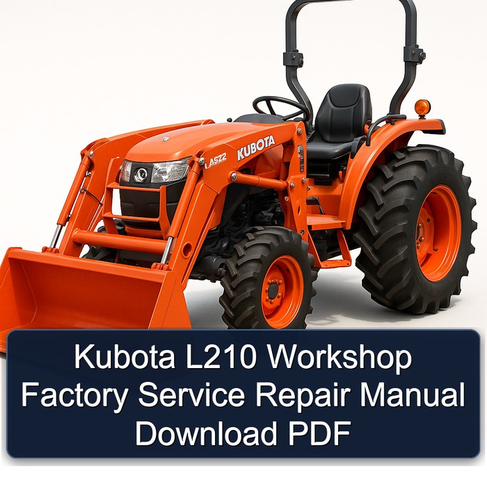 Kubota L210 Werkstatt-Handbuch PDF Download