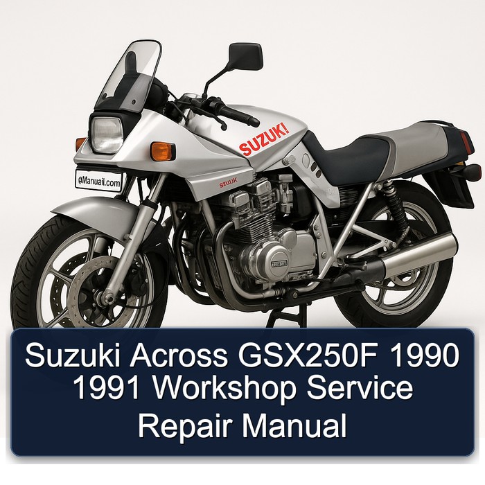 Suzuki Across GSX250F 1990 1991 Workshop Manual de servicio y reparación
