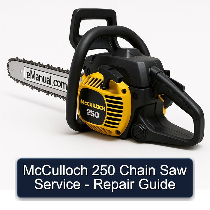 McCulloch 250 Chain Saw Service - Repair Guide