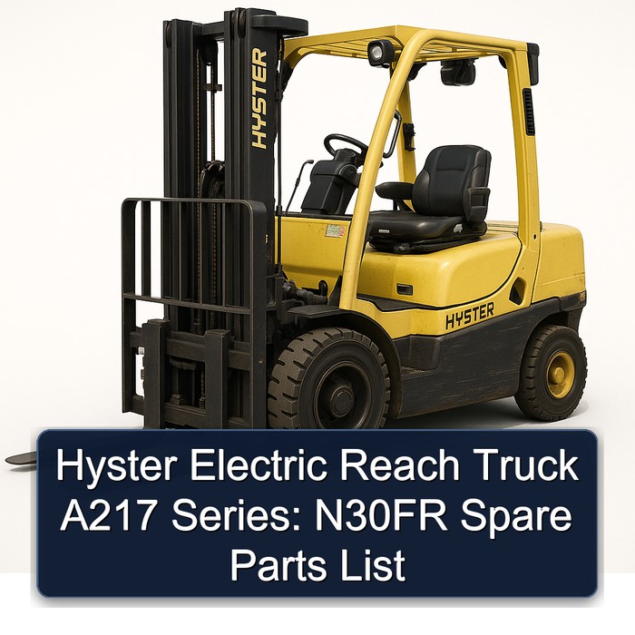Ersatzteilliste für Hyster Elektro-Hochhubwagen A217 Serie: N30FR