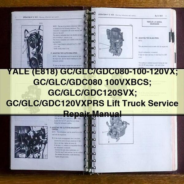 Manual de Servicio y Reparación de Montacargas Yale E818