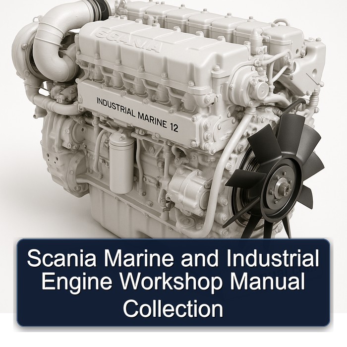 Scania Marine and Industrial Engine Collection Workshop Service Repair Manual PDF Download