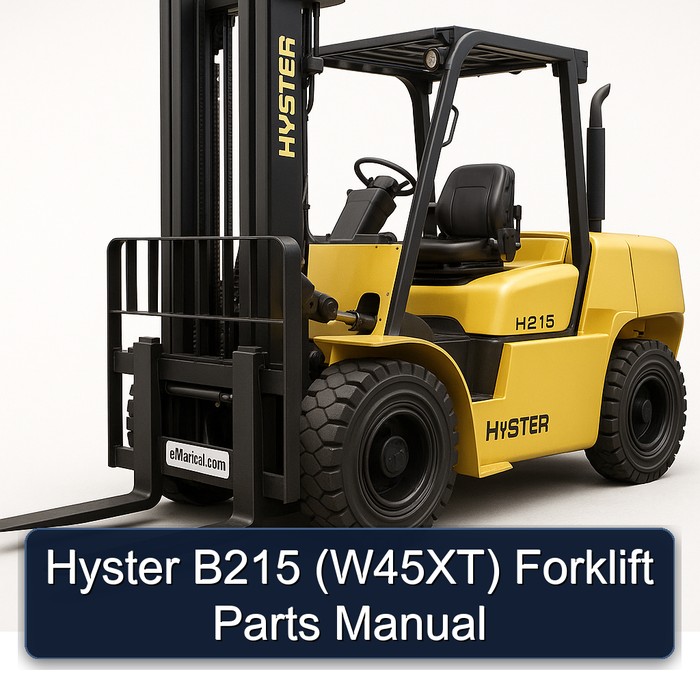 Hyster B215 (W45XT) Forklift Parts Manual