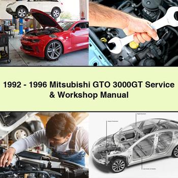 1992-1996 Mitsubishi GTO 3000GT Service & Workshop Manual 