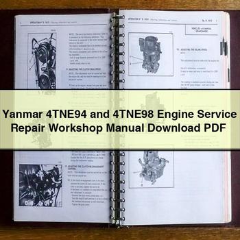 Yanmar 4TNE94 and 4TNE98 Engine Service Repair Workshop Manual 