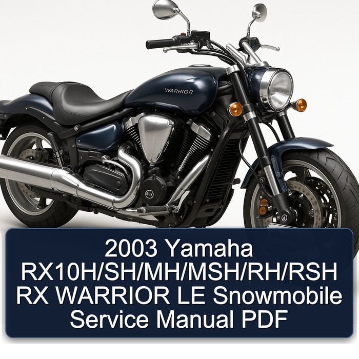 Manual de Reparación y Mantenimiento Yamaha RX10 (2003)