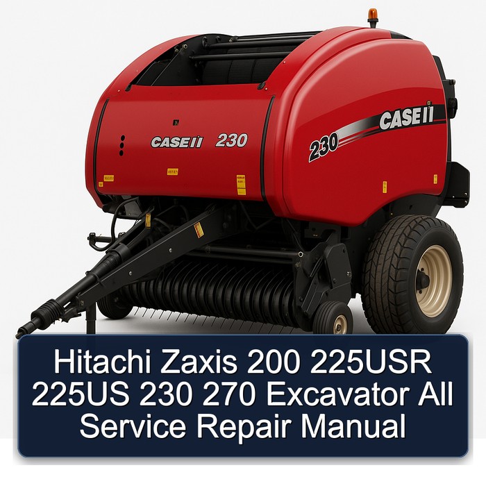 Hitachi Zaxis 200 225USR 225US 230 270 Excavator All Service Repair Manual