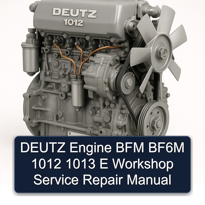Manual de Servicio y Reparación para Motor DEUTZ BFM BF6M 1012 1013 E