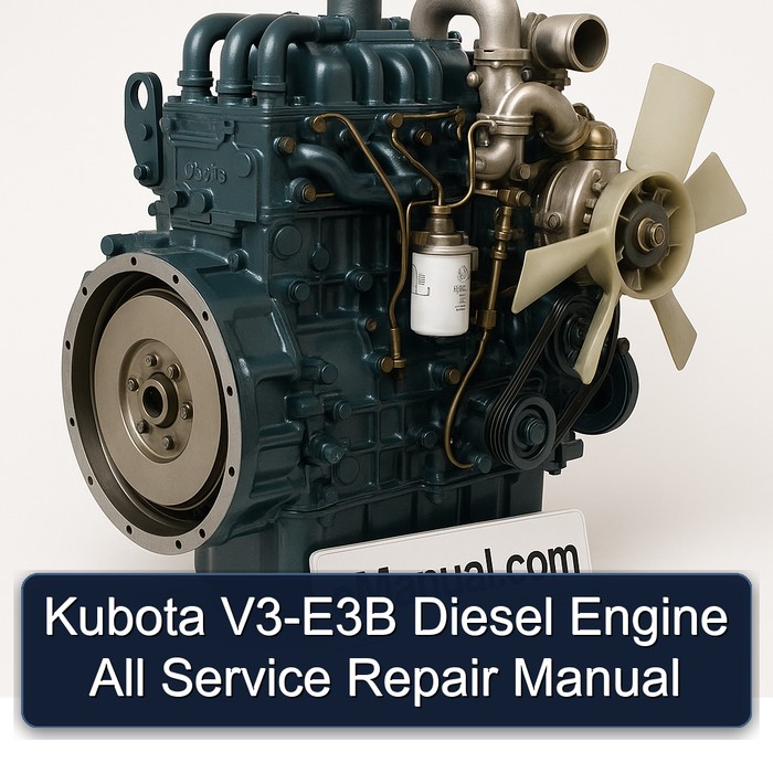 Manual de Reparación Completo para Motor Diesel Kubota V3-E3B