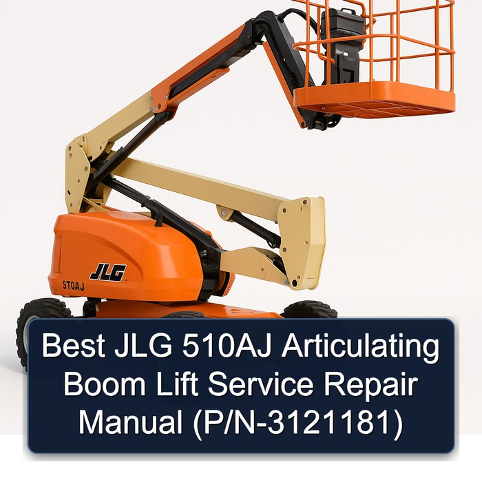 Best JLG 510AJ Articulating Boom Lift Service Repair Manual (P/N-3121181) 