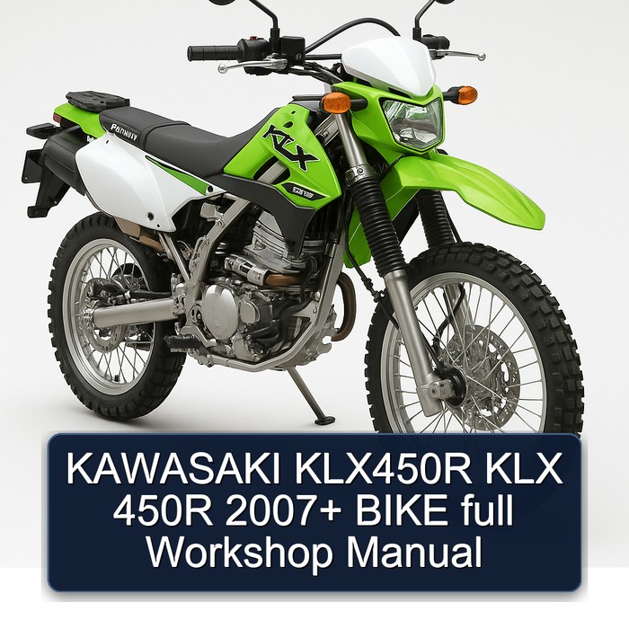 KAWASAKI KLX450R KLX 450R 2007+ BIKE full Workshop Manual