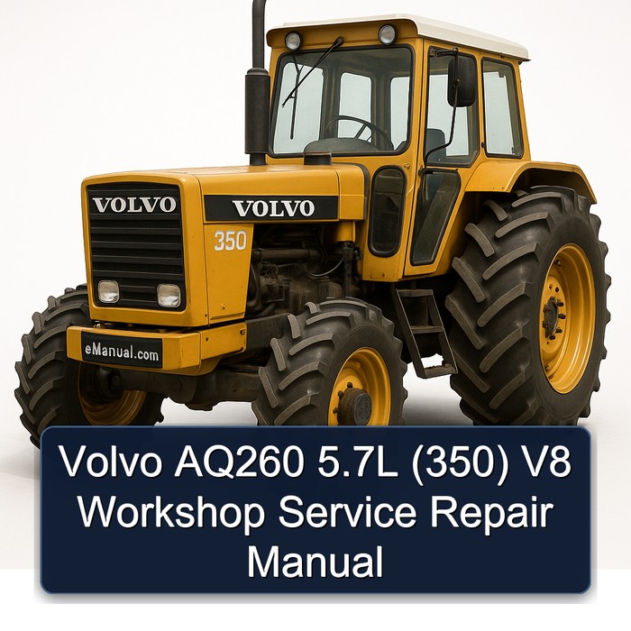 Manual de Reparación y Servicio Volvo AQ260 5.7L (350) V8