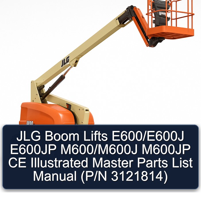 Jlg Boom Lifts E600/E600J E600JP M600/M600J M600JP Ce (P/N 3121814) Parts Catalog PDF Download