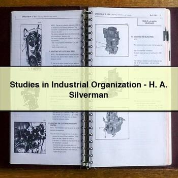 Studies in Industrial Organization-H. A. Silverman PDF Download