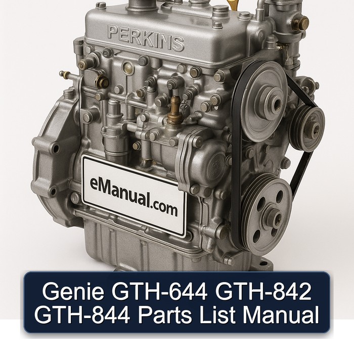 Genie GTH-644 GTH-842 GTH-844 Parts List Manual 