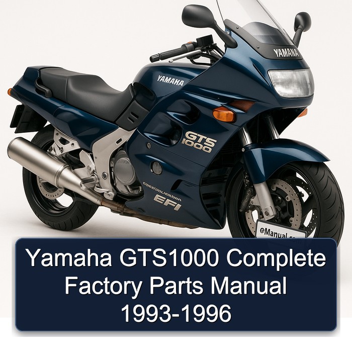Yamaha GTS1000 Complete Factory Parts Manual 1993-1996