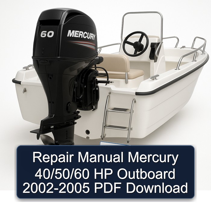 Repair Manual Mercury 40/50/60 HP Outboard 2002-2005 PDF Download