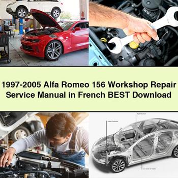 1997-2005 Alfa Romeo 156 Workshop Manual de servicio y reparación in French Best