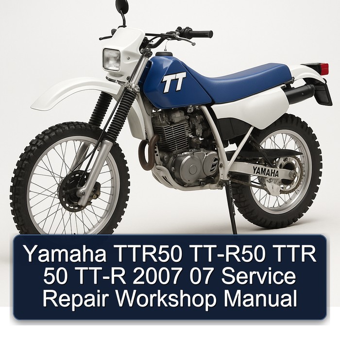 Yamaha TTR50 TT-R50 TTR 50 TT-R 2007 07 Service Repair Workshop Manual
