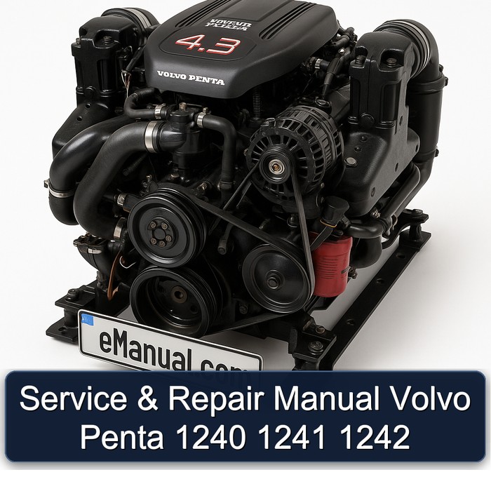 Service & Repair Manual Volvo Penta 1240 1241 1242 