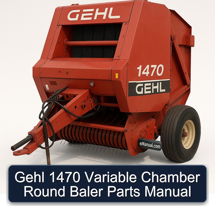 Gehl 1470 Rundballenpresse - Ersatzteilkatalog