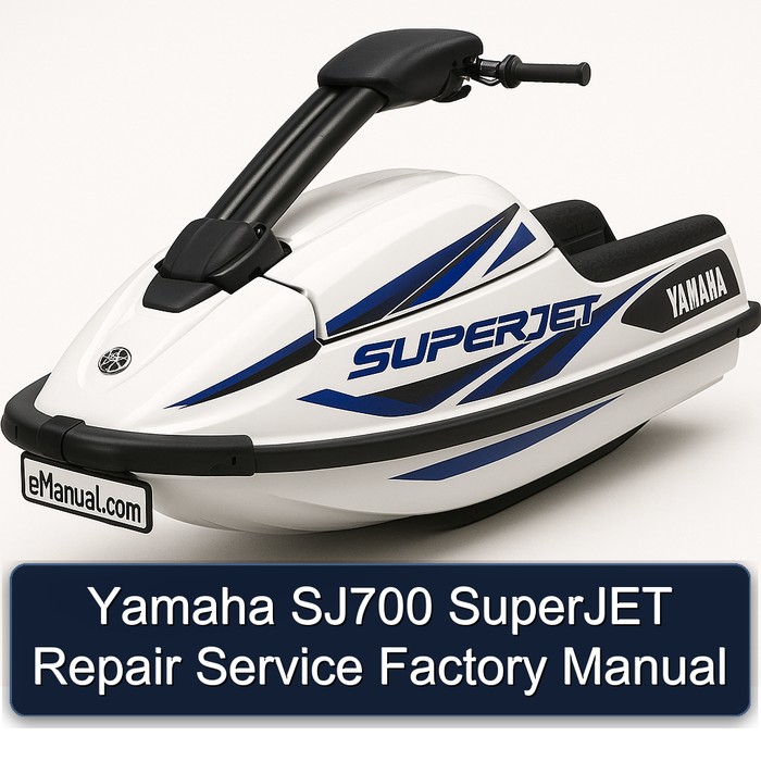 Yamaha SJ700 SuperJET Repair Service Factory Manual