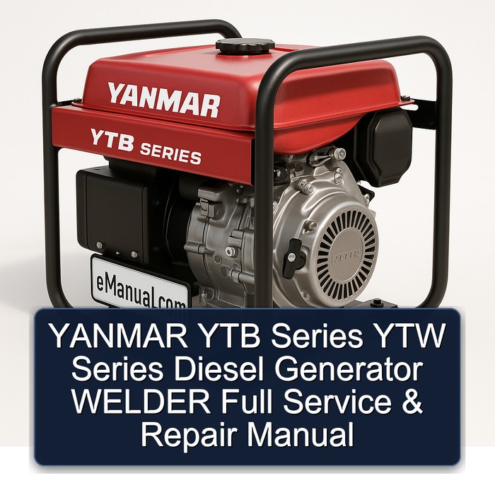 YANMAR YTB Series YTW Series Diesel Generator WELDER Full Service & Repair Manual