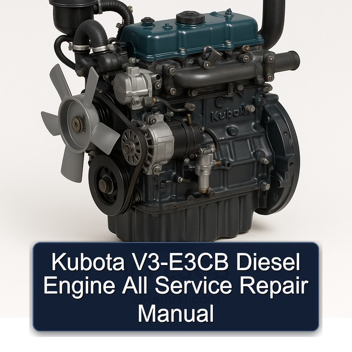 Kubota V3-E3CB Diesel Engine All Manual de servicio y reparación