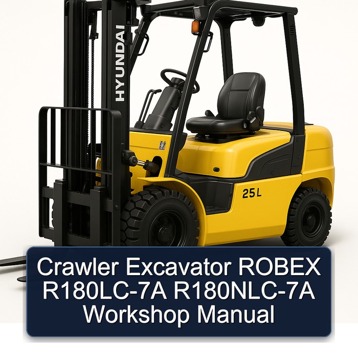Crawler Excavator ROBEX R180LC-7A R180NLC-7A Workshop Manual