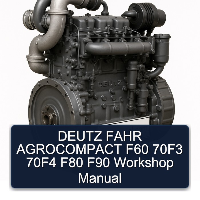 DEUTZ FAHR AGROCOMPACT F60 70F3 70F4 F80 F90 Workshop Manual 