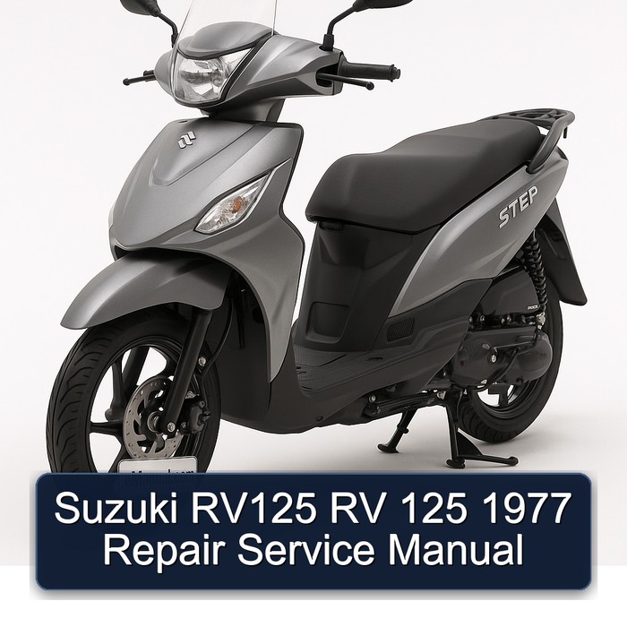 Suzuki RV125 RV 125 1977 Repair Service Manual