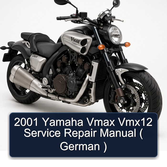 2001 Yamaha Vmax Vmx12 Service Repair Manual ( German )