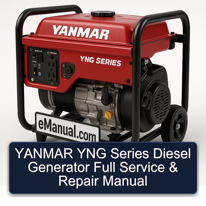 YANMAR YNG Series Diesel Generator Full Service & Repair Manual