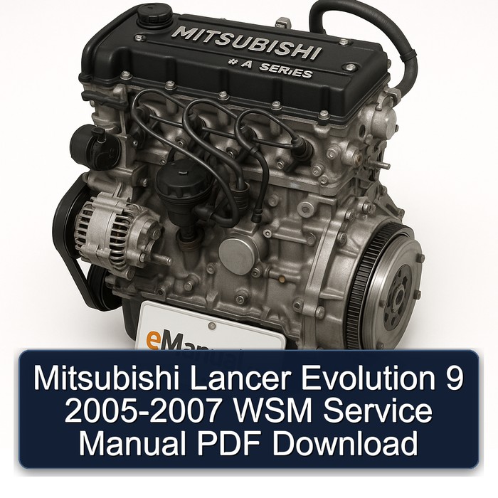 Manual de Servicio WSM Mitsubishi Lancer Evolution 9 (2005-2007) PDF