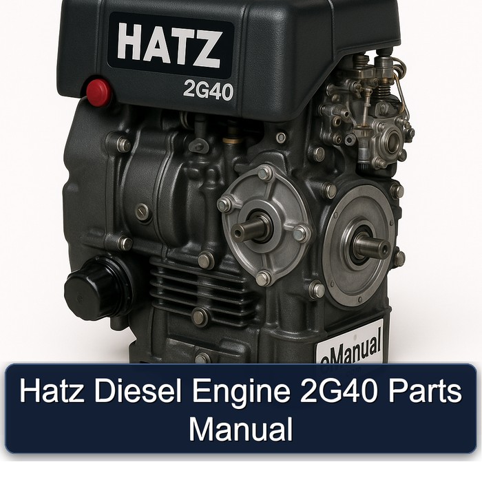 Hatz Dieselmotor 2G40 Teilehandbuch