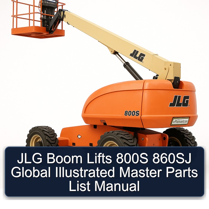 Jlg Boom Lifts 800S 860SJ Global Parts Catalog PDF Download