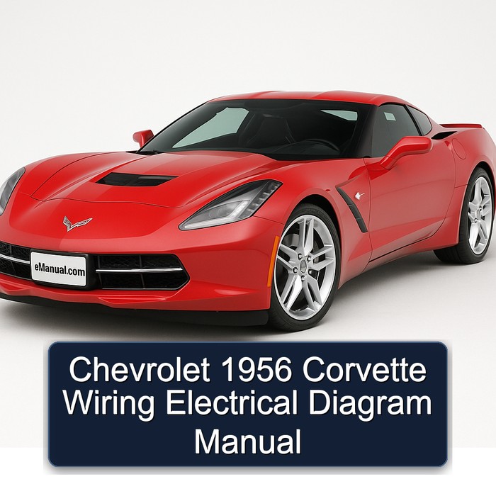 Chevrolet 1956 Corvette Wiring Electrical Diagram Manual