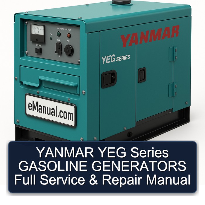 YANMAR YEG Series GASOLINE GENERATORS Full Service & Repair Manual