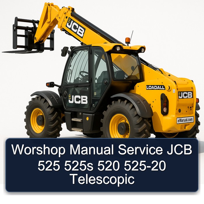 Worshop Manual Service JCB 525 525s 520 525-20 Telescopic