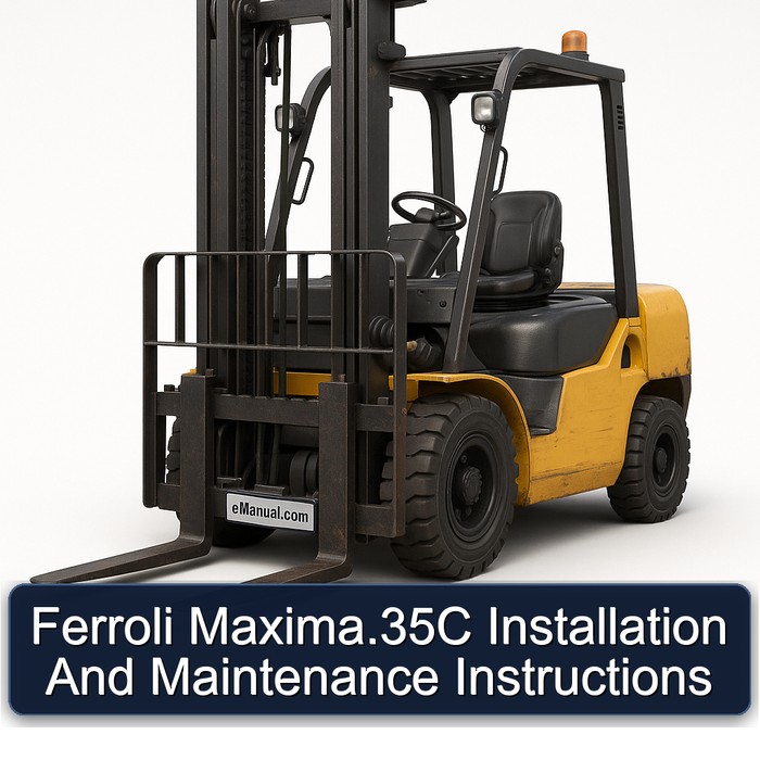 Ferroli Maxima.35C Installation And Maintenance Instructions
