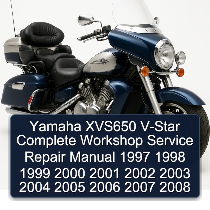 Yamaha XVS650 V-Star Workshop Service Repair Manual PDF Download
