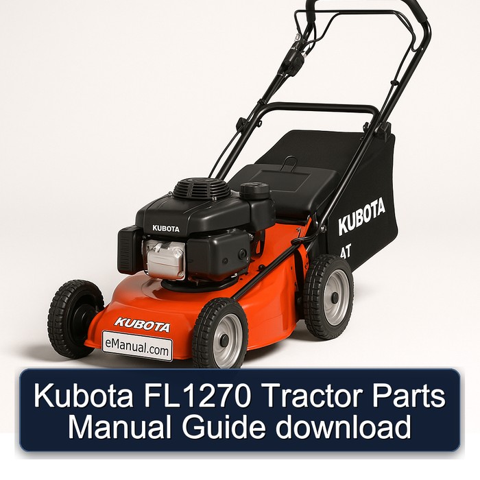 Manual de Partes del Tractor Kubota FL1270