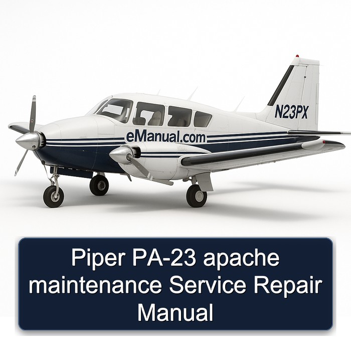 Piper PA-23 apache maintenance Manual de servicio y reparación