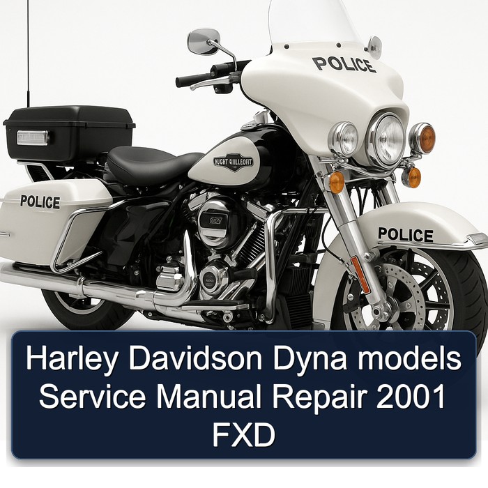 Harley Davidson Dyna models Service Manual Repair 2001 FXD