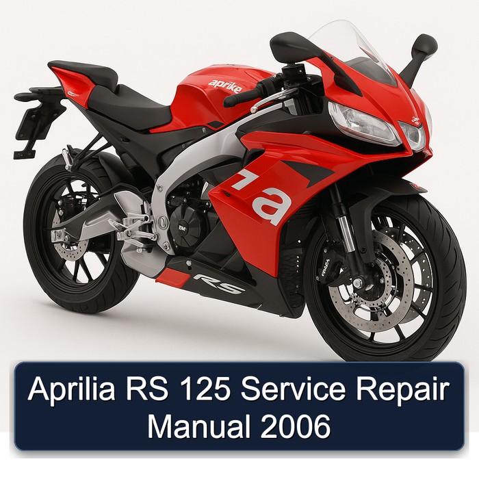 Aprilia RS 125 Manual de servicio y reparación 2006