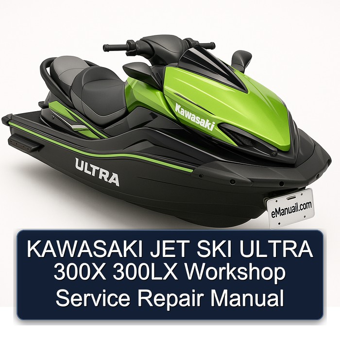 KAWASAKI JET SKI ULTRA 300X 300LX Workshop Manual de servicio y reparación