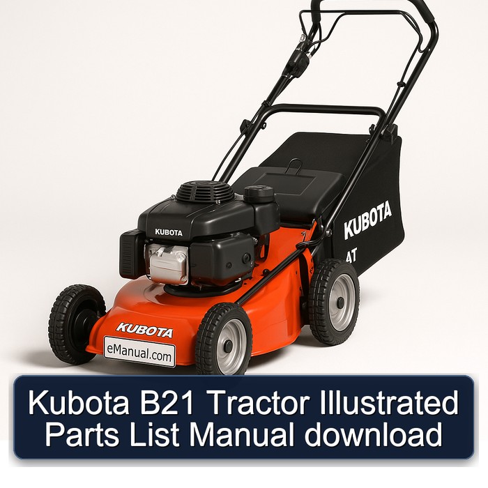 Kubota B21 Traktor - Ersatzteilkatalog Download