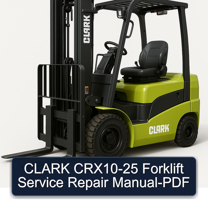 Reparaturhandbuch für Gabelstapler CLARK CRX10-25 (PDF)